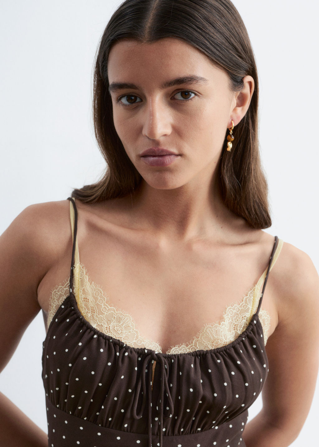 Minivestido con cord?n de ajuste - H&m фото 7