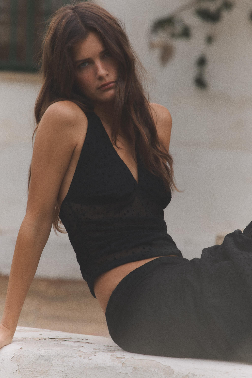 FALDA MIDI PLUMETI / Negro - Zara фото 2