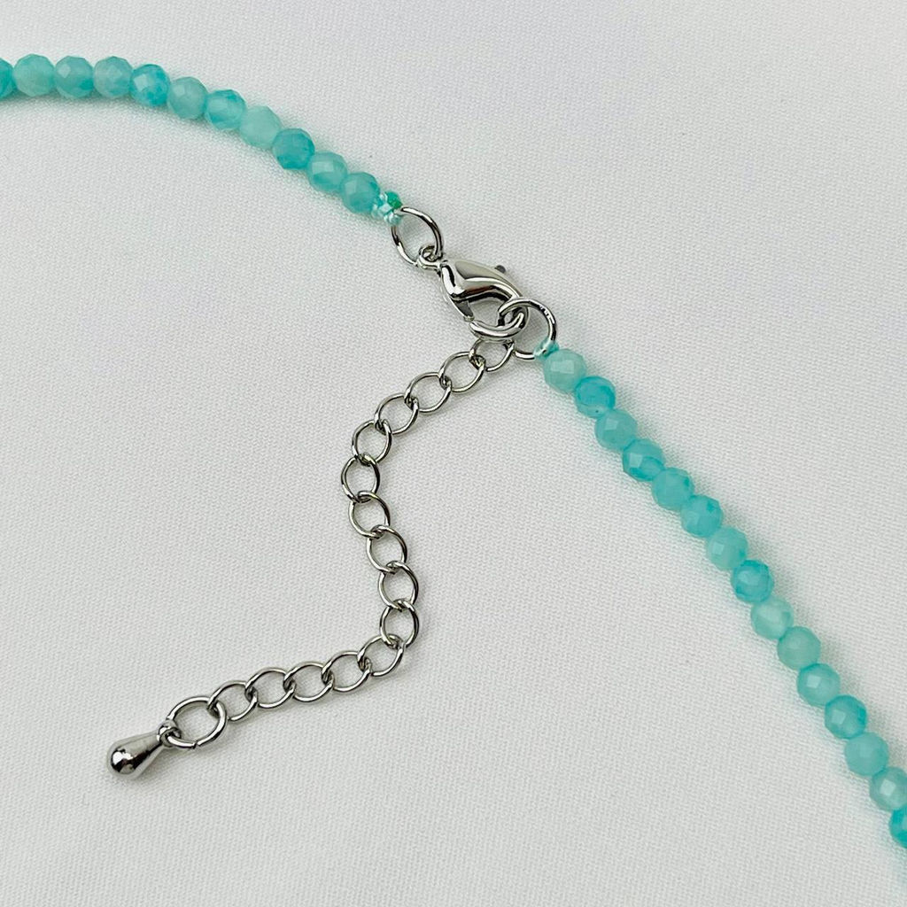 Бусы-чокер из камня Амазонит