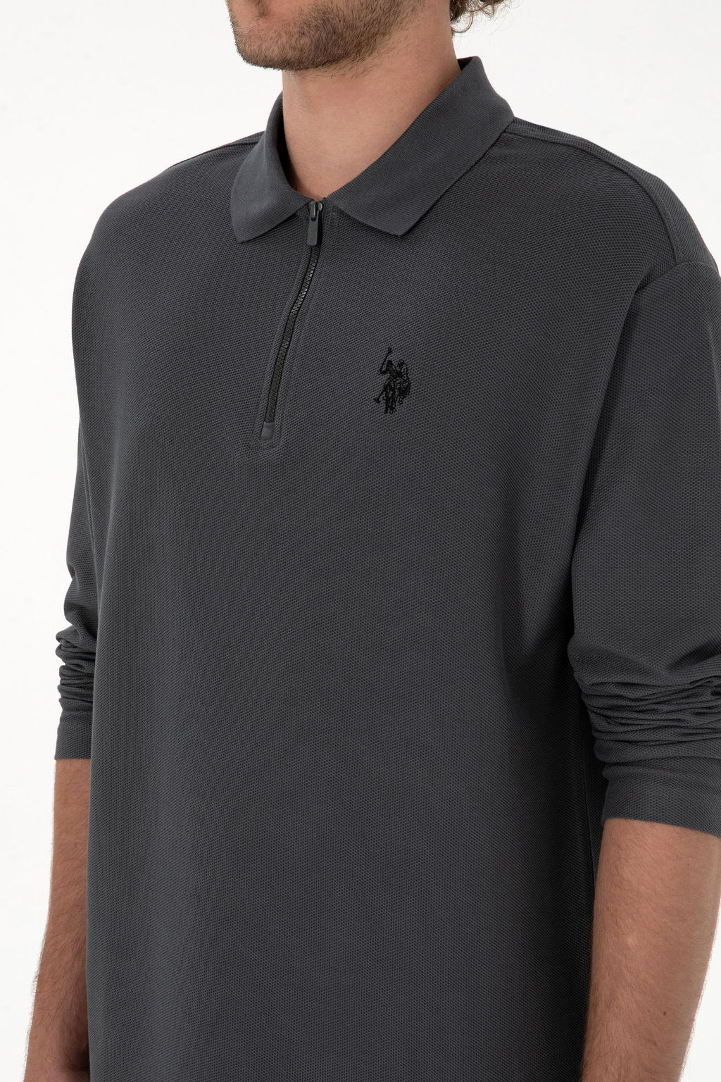 Erkek Antrasit Sweatshirt Sepette S_rpriz _ndirim - U.s. polo assn фото 7