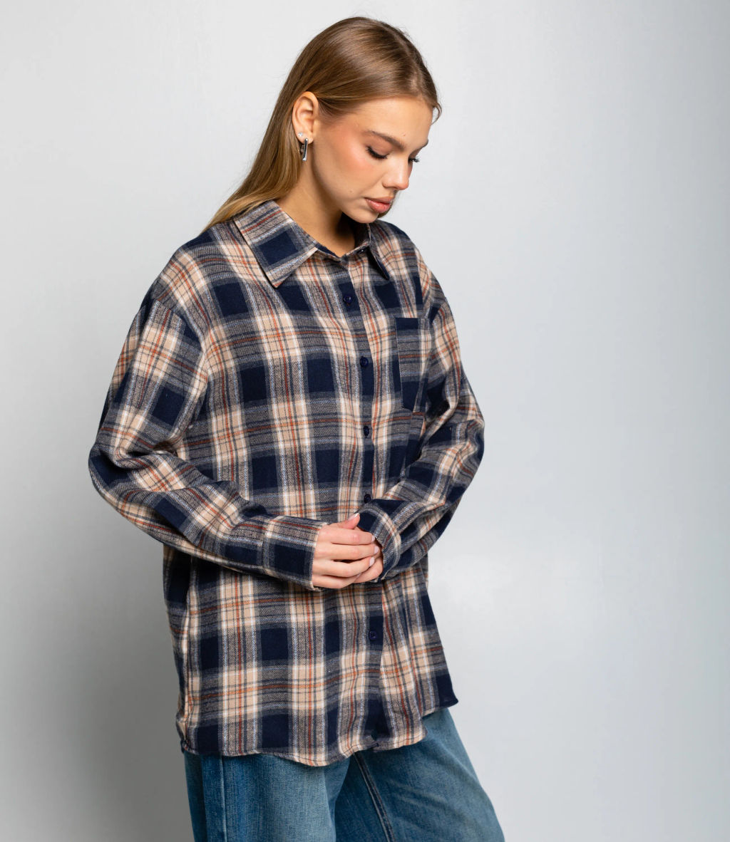 Рубашка #КТ225 (5), тёмно-синий - Dommod фото 2