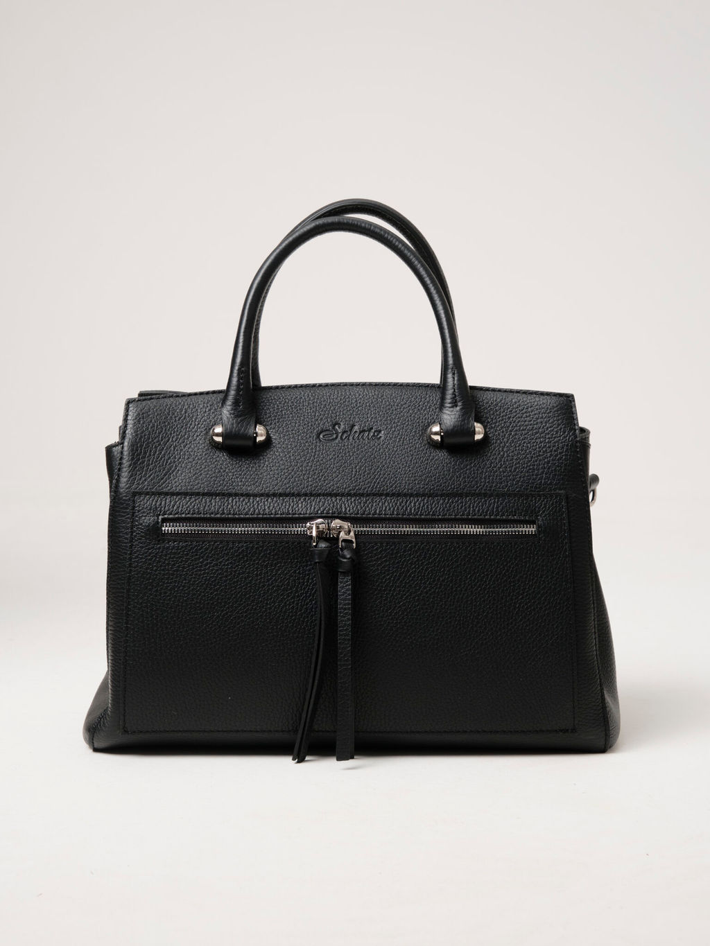 Кожаная сумка Schatz 40768 черный