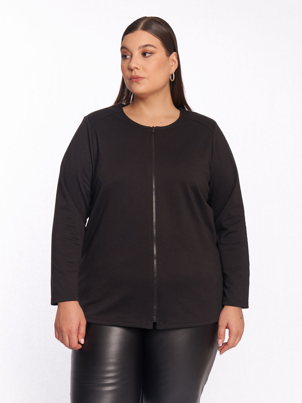 Жакет на молнии GA04106BLK01 - Артесса фото 3