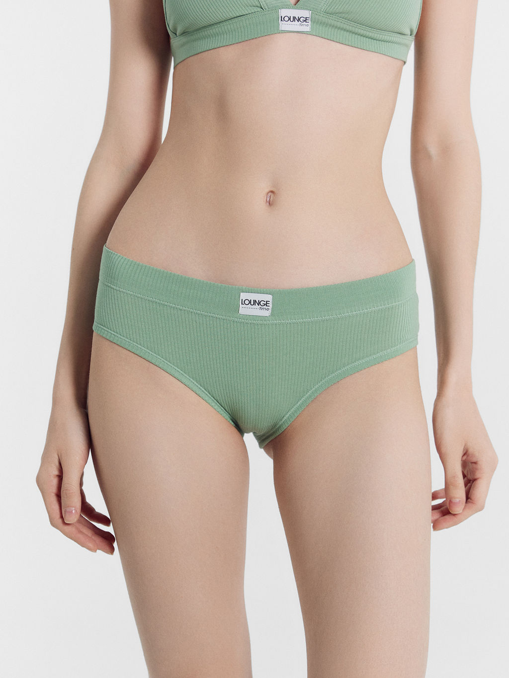 Цена за 2 штуки! Трусы женские слипы мультипак (3 шт.) в бежевом и зеленом цвете - Mark formelle фото 3
