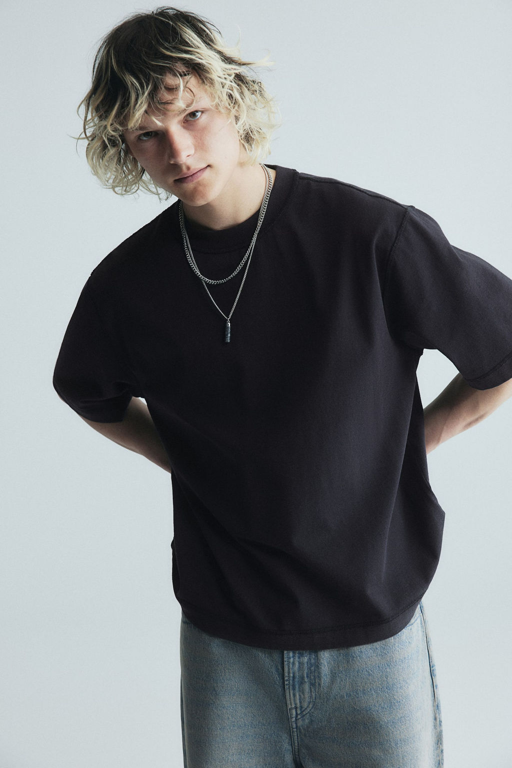 Camiseta lavada Boxy Fit - H&m фото 2