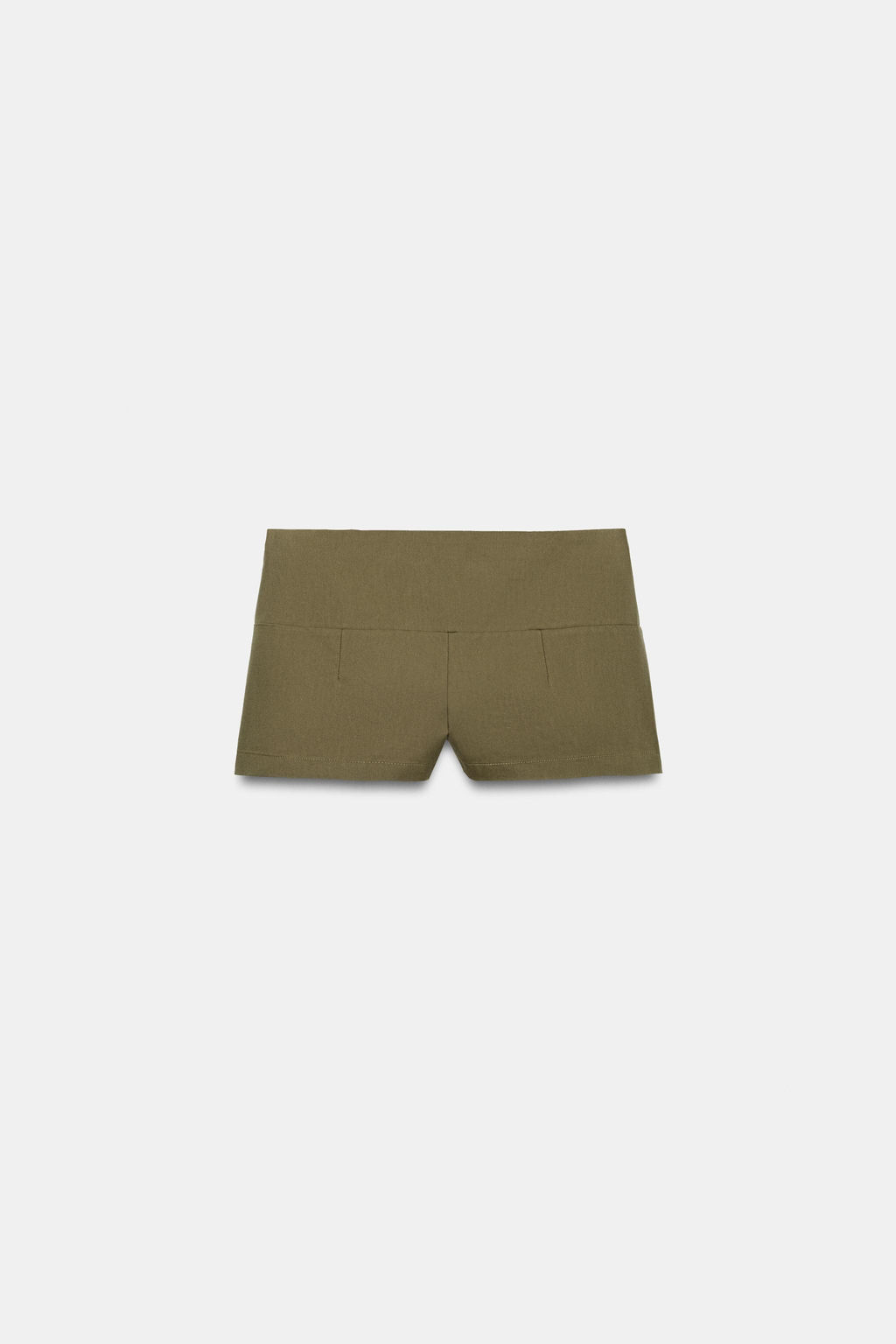 SHORTS MINI BOTONES / Khaki - Zara фото 6