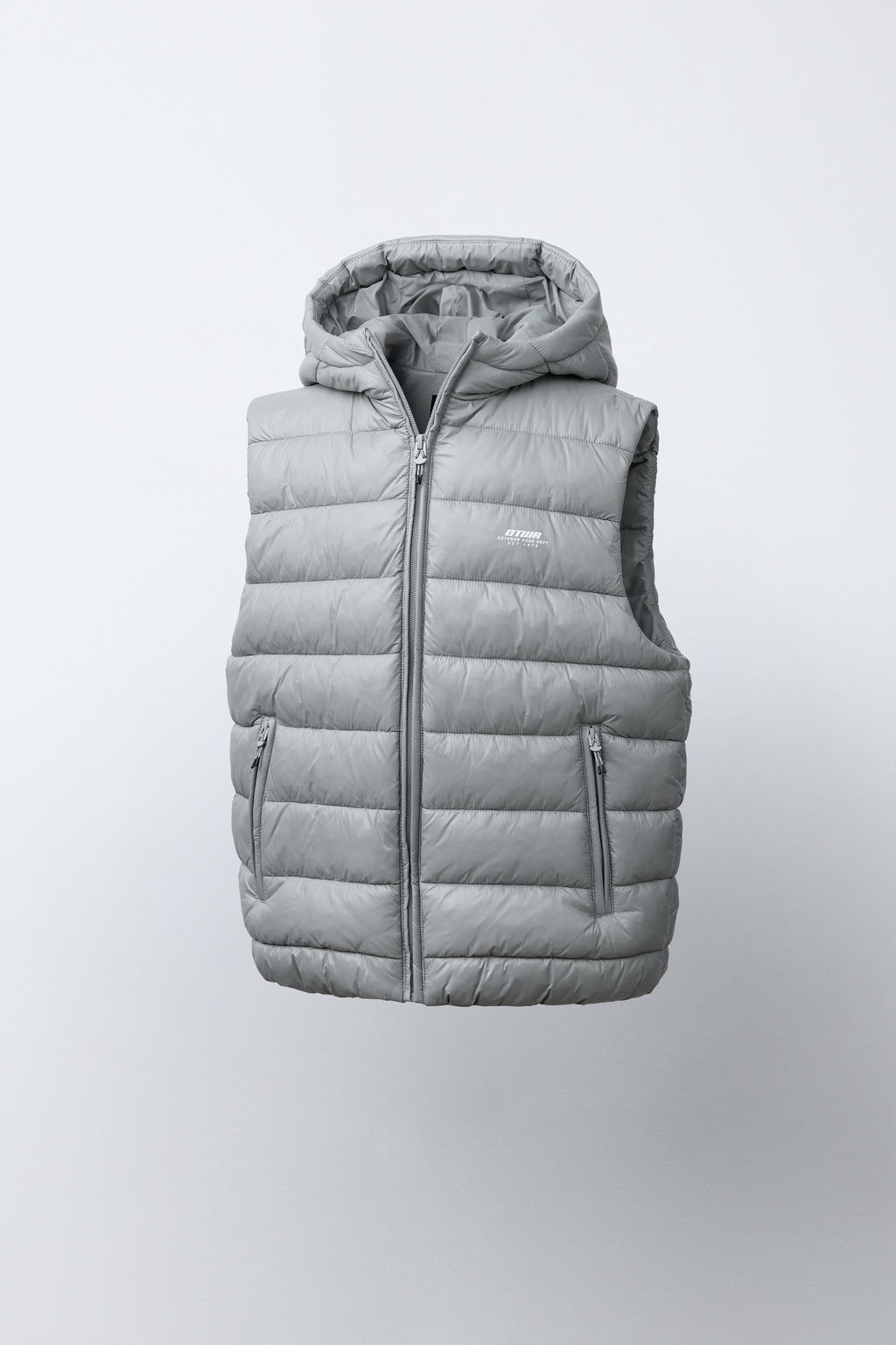 CHALECO ULTRALIGERO TEXTO / Gris - Zara фото 2