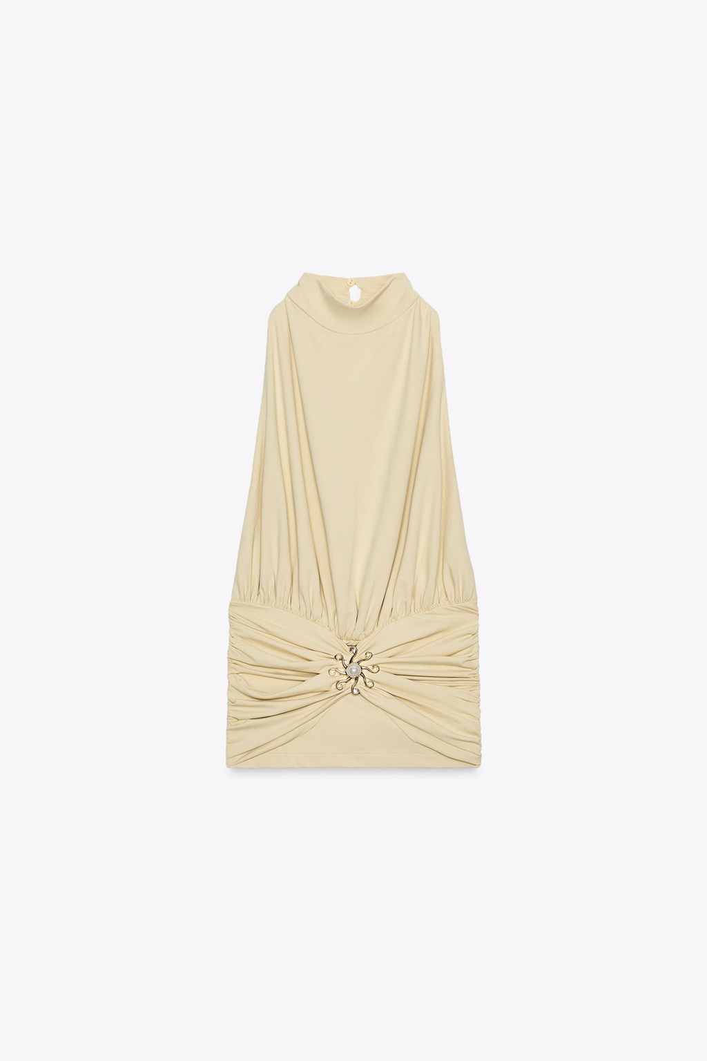 SUN GATHERED POLYAMIDE TOP - Zara фото 7