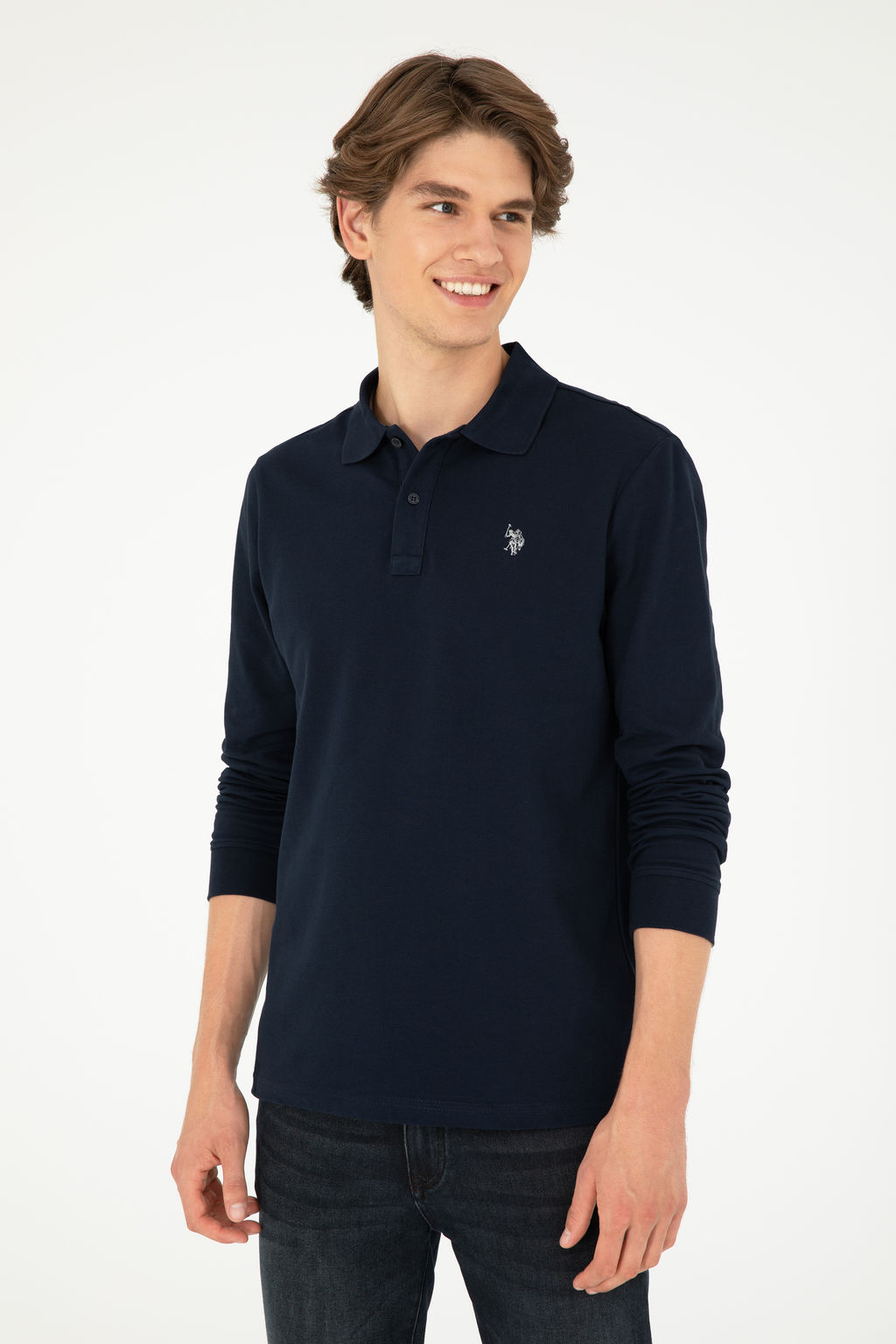 Мужской темно-синий базовый свитшот Неожиданная скидка в корзине - U.s. polo assn фото 15