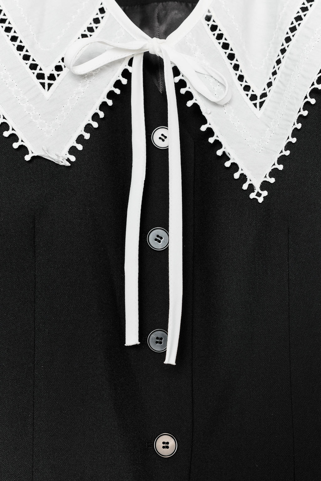 CONTRAST DETACHABLE COLLAR BLAZER - Zara фото 8