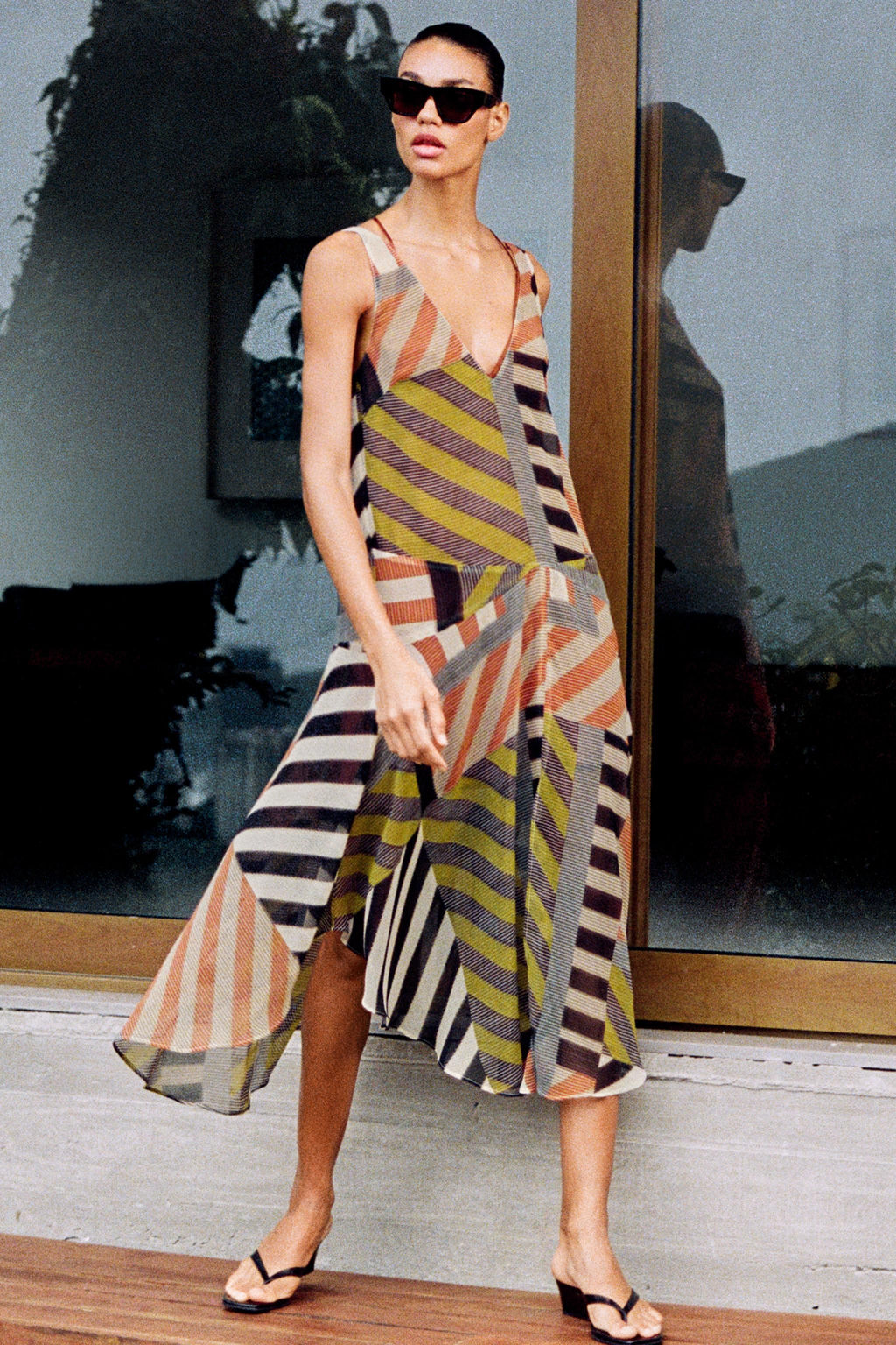 VESTIDO ESTAMPADO PATCHWORK / Multicolor - Zara фото 5