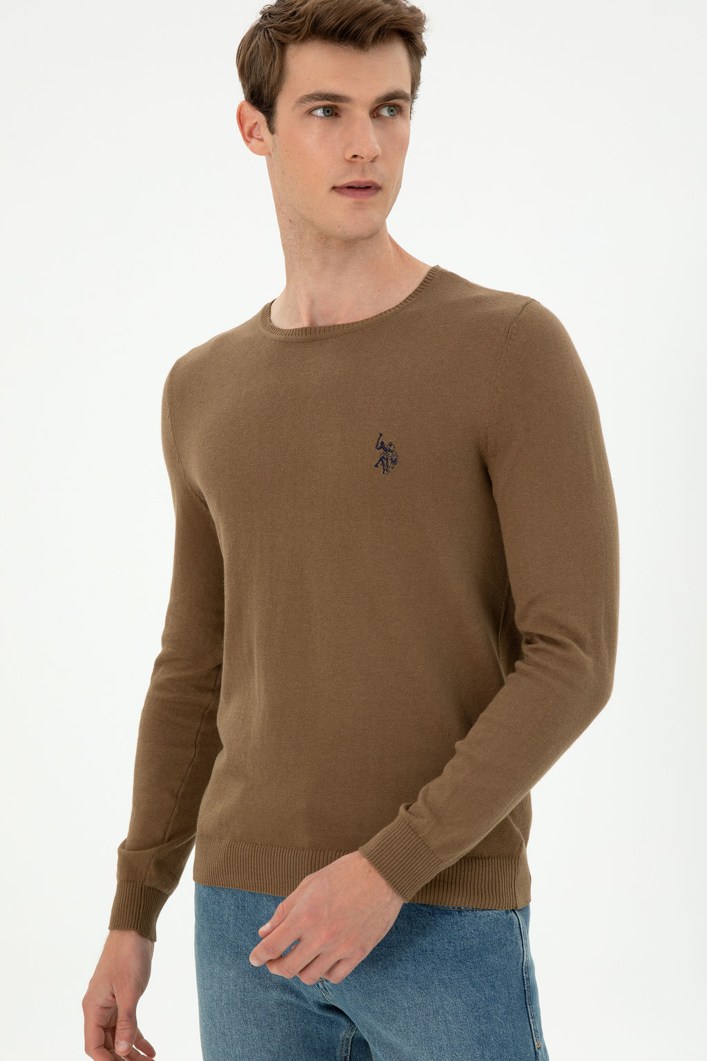 Erkek Haki Basic Kazak - U.s. polo assn фото 3