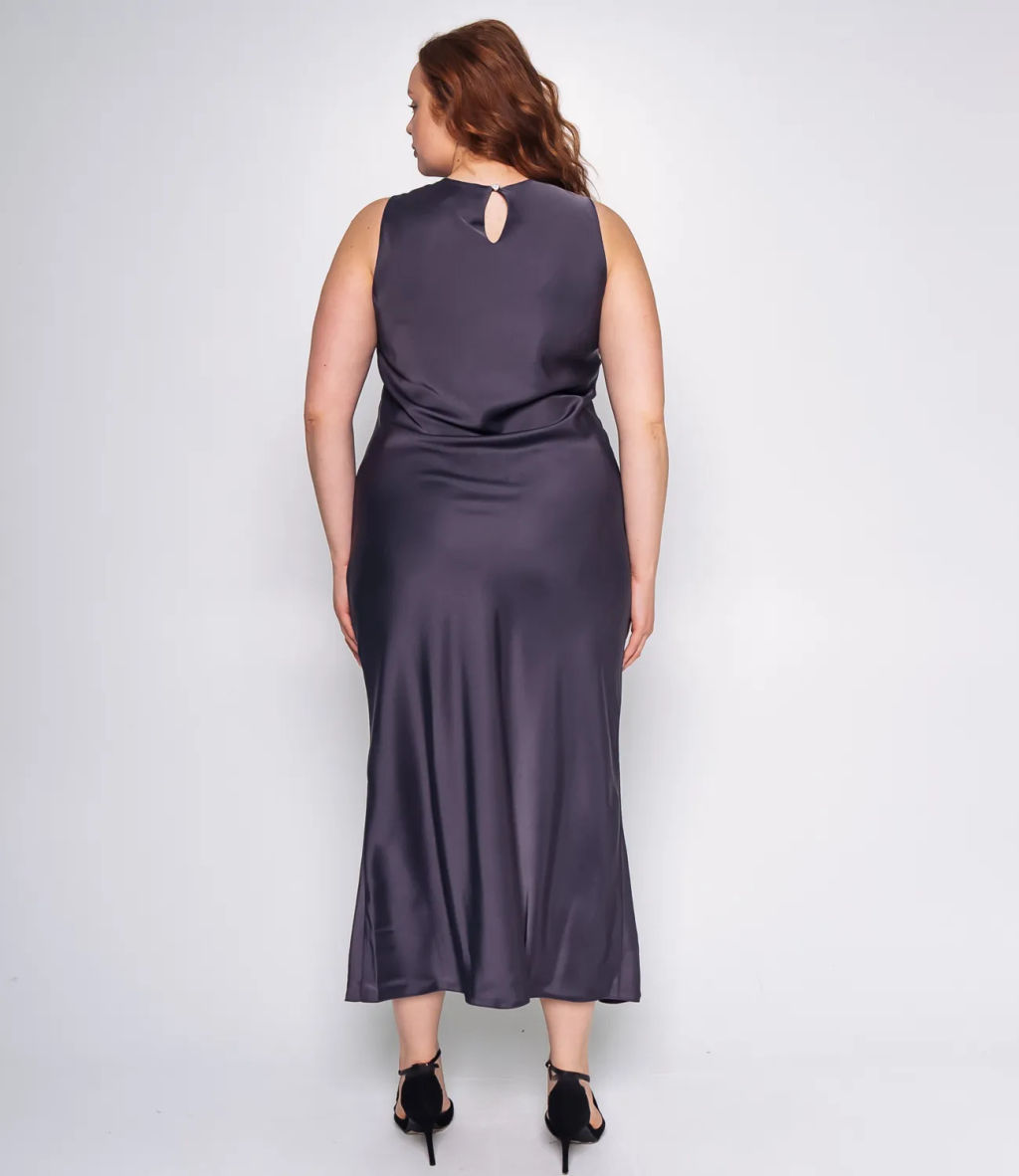 Платье #БШ2340, графит