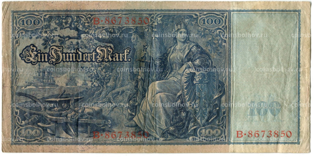 100 марок 1910 года Германия