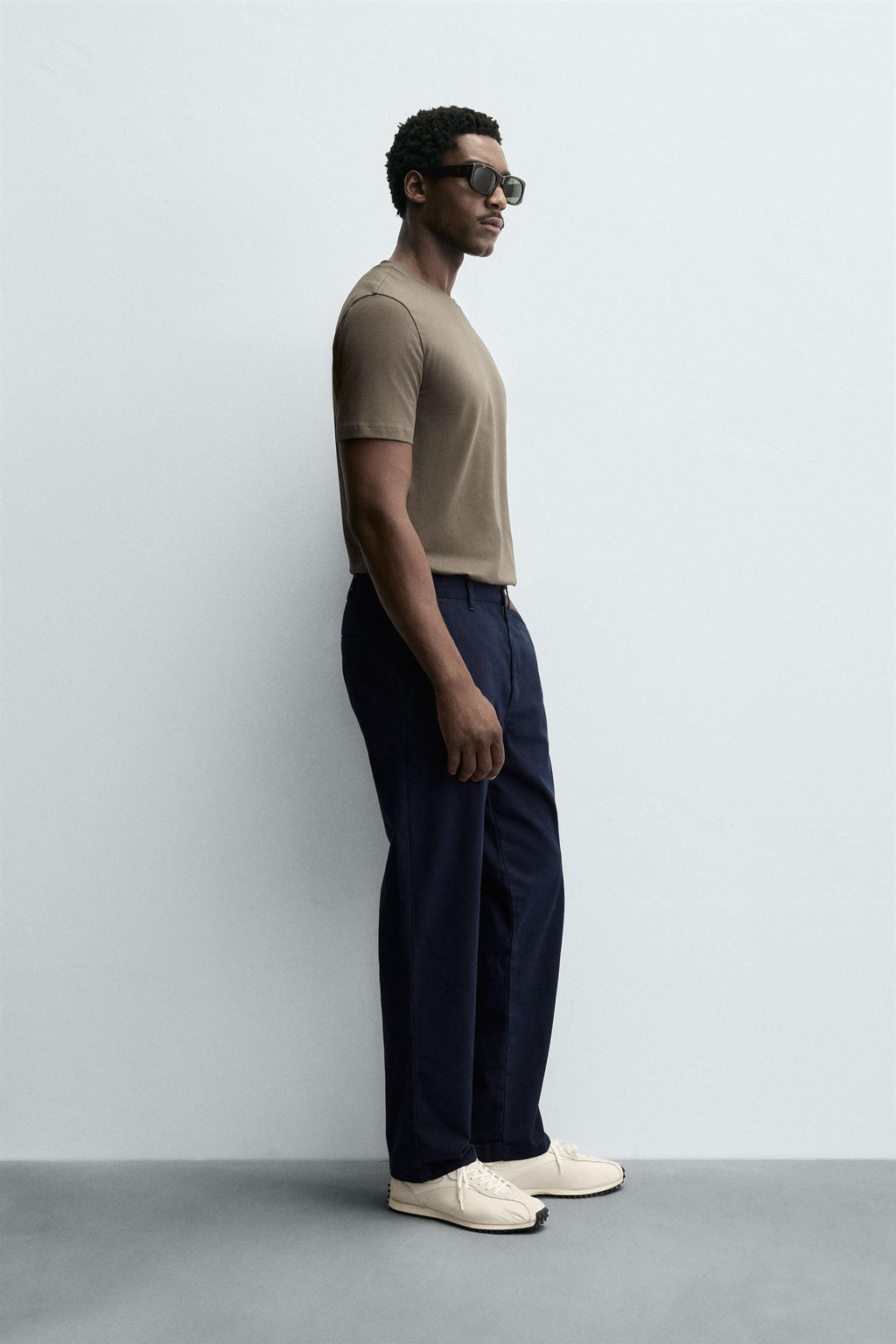 CAMISETA SLIM FIT B?SICA / Vis?n oscuro - Zara фото 4