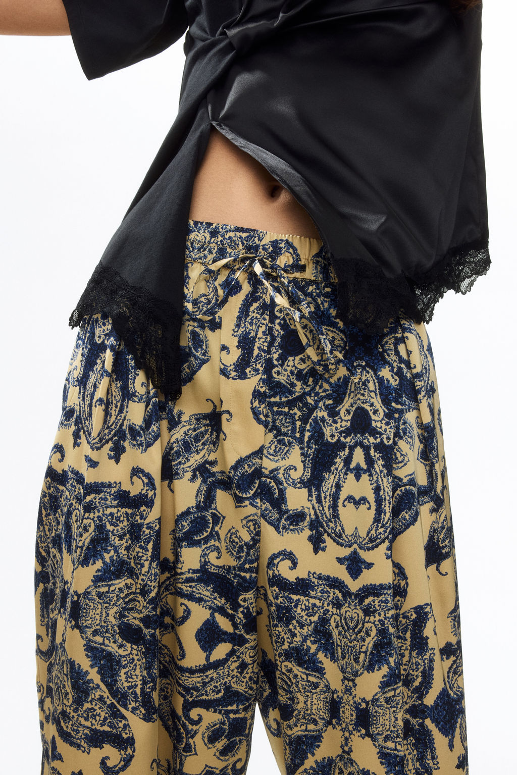 Pantal?n barrel con cord?n de ajuste - H&m фото 6