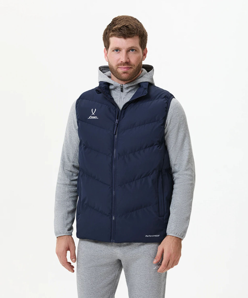 Жилет утепленный JOGEL ESSENTIAL PerFormPROOF Padded Vest, темно-синий  фото 8