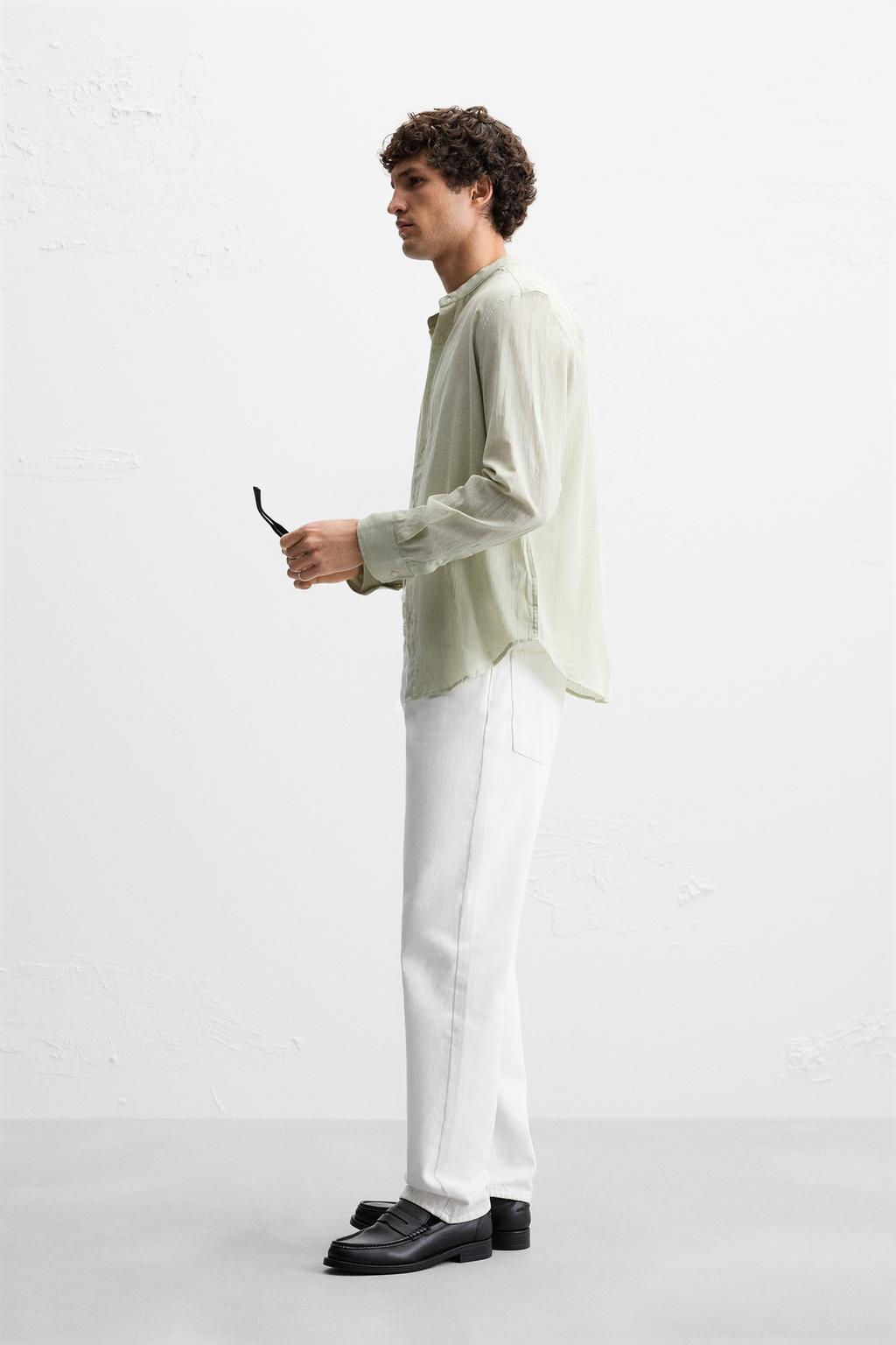 CREASED-EFFECT SHIRT - Zara фото 18