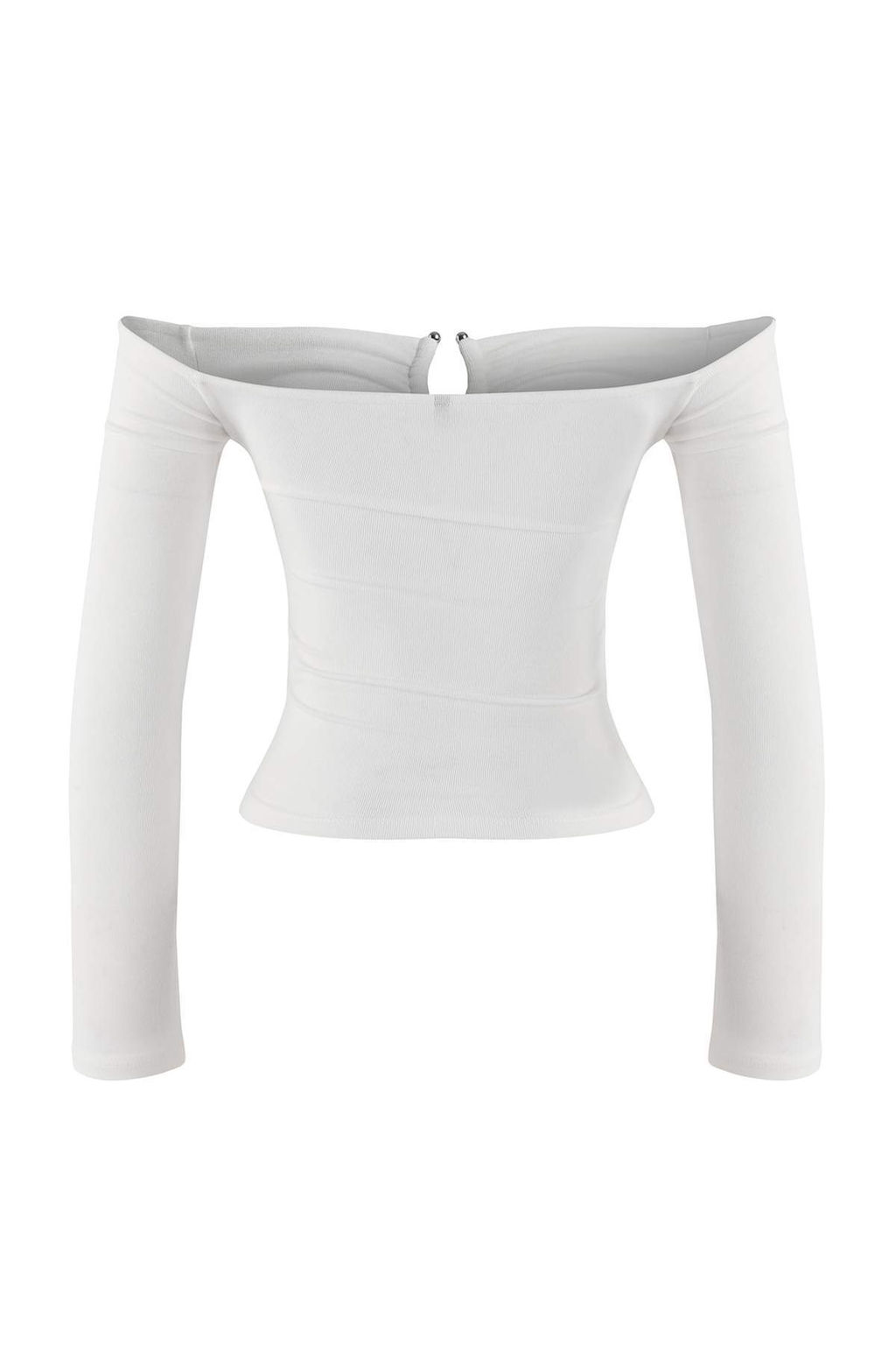 Siyah Fitted/Vucuda Oturan Aksesuar Detayl? Esnek Orme Bluz TWOAW26BZ00356 - Trendyolmilla фото 12