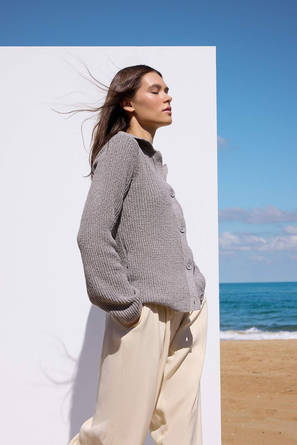 Lacivert More Sustainable Basic Polo Yaka Triko H?rka TWOAW26HI00126 - Trendyolmilla фото 8