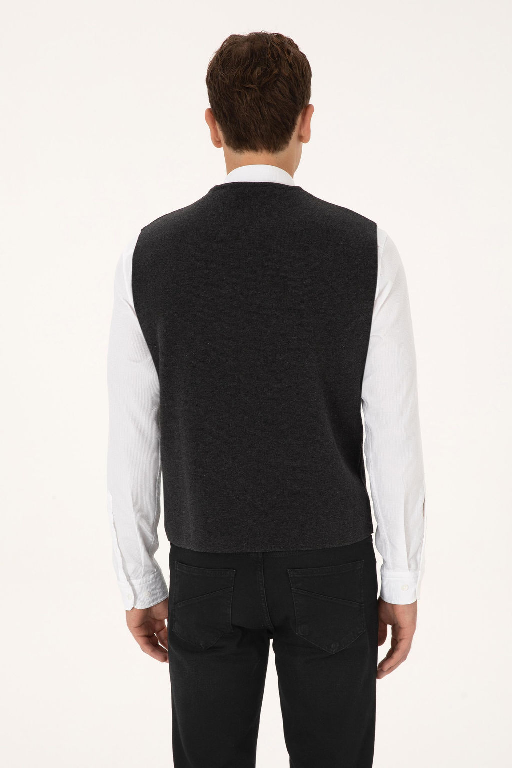 Erkek Antrasit Melanj Triko H_rka - U.s. polo assn фото 5