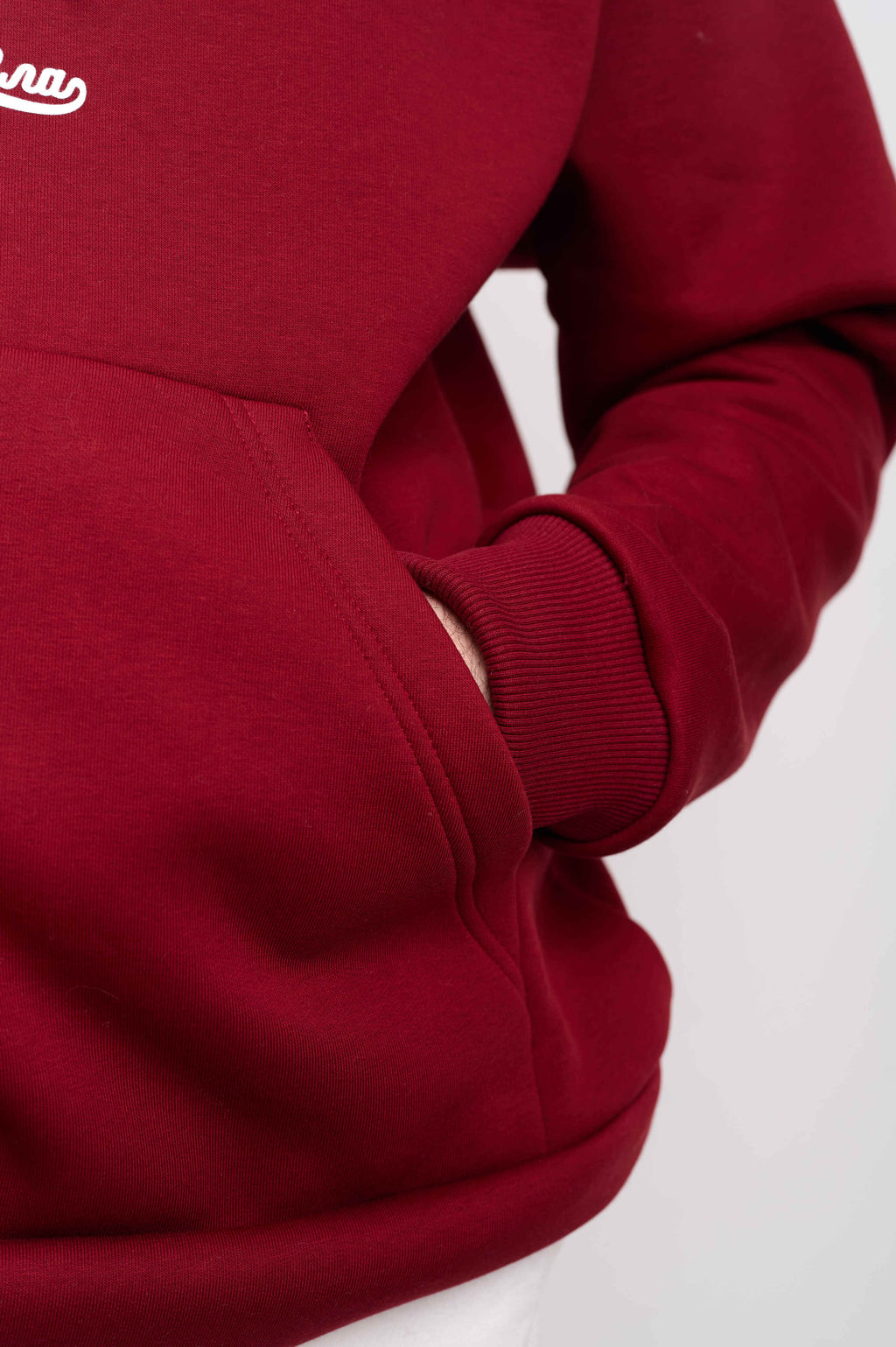 Худи мужское с капюшоном "MARI EL" бордо