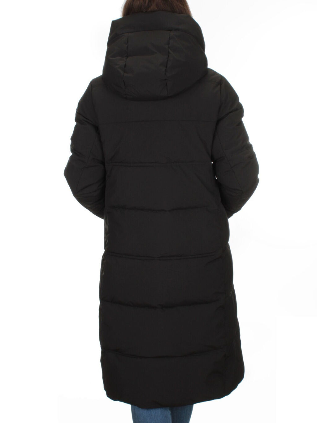 L-71 BLACK Пальто зимнее женское Flance Rose (200 гр. холлофайбер) - Фабричный китай фото 5