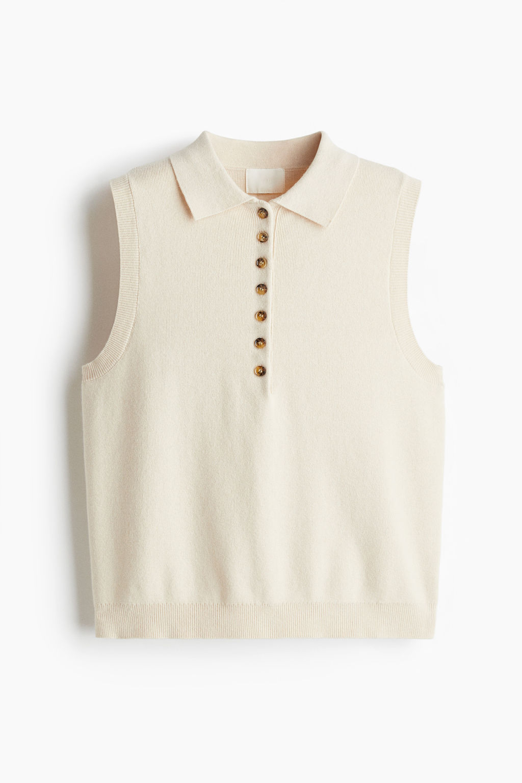 Su?ter sin mangas con cuello camisero - H&m фото 3