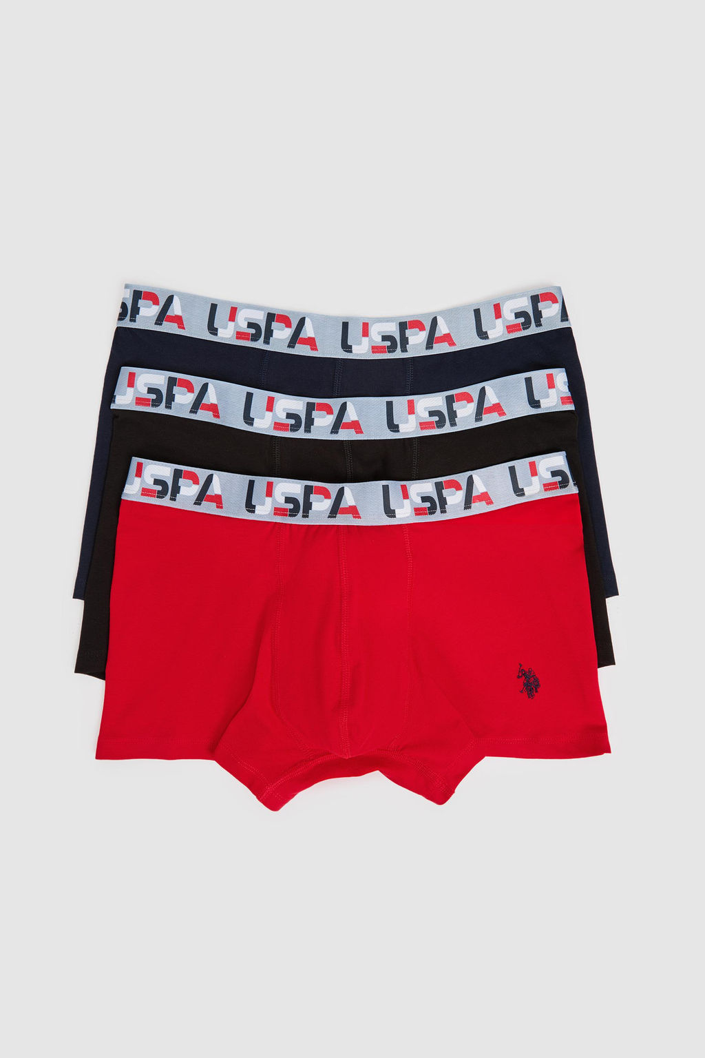 Erkek Lacivert 3l_ Boxer Tak_m_