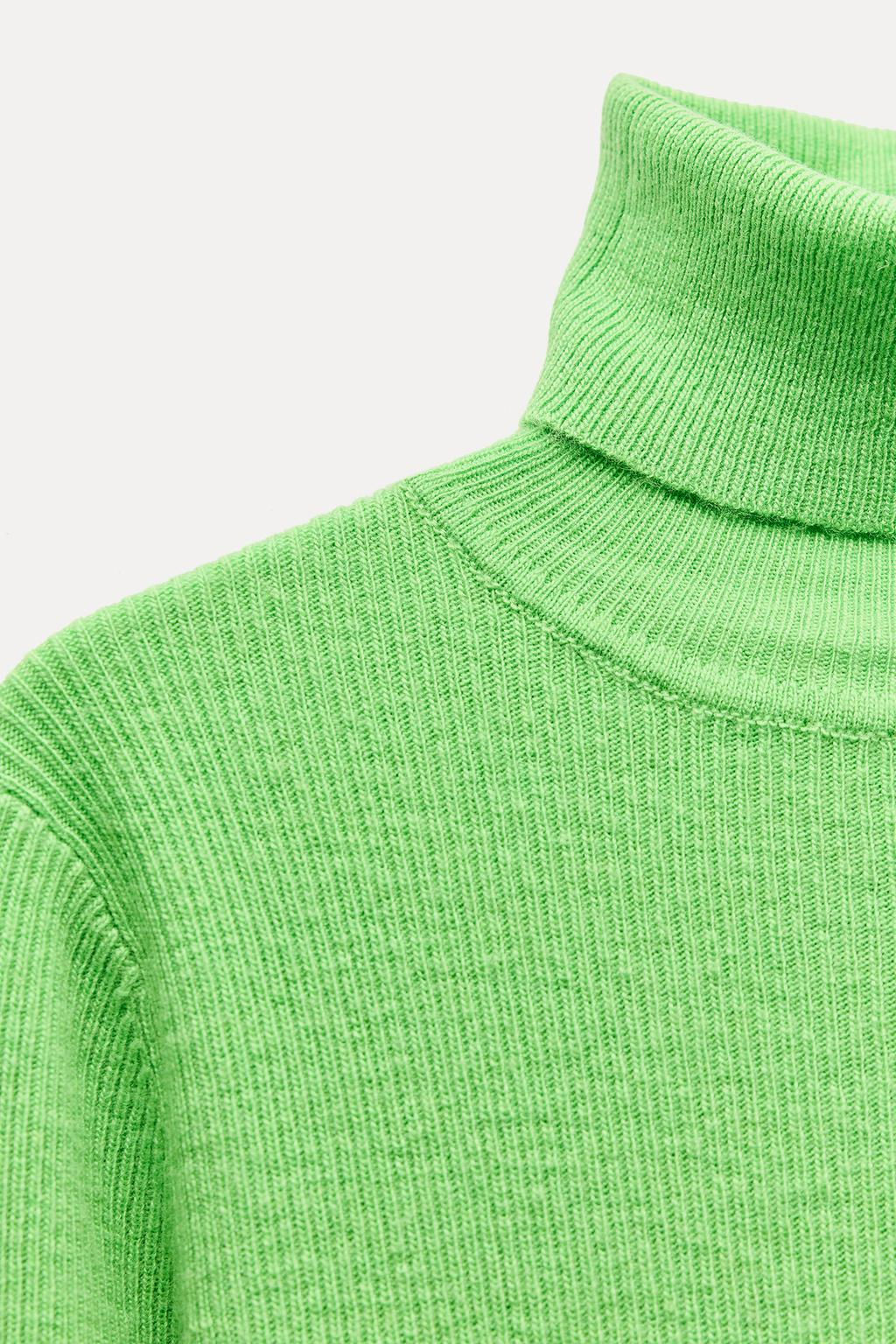 HIGH NECK KNIT TOP - Zara фото 19