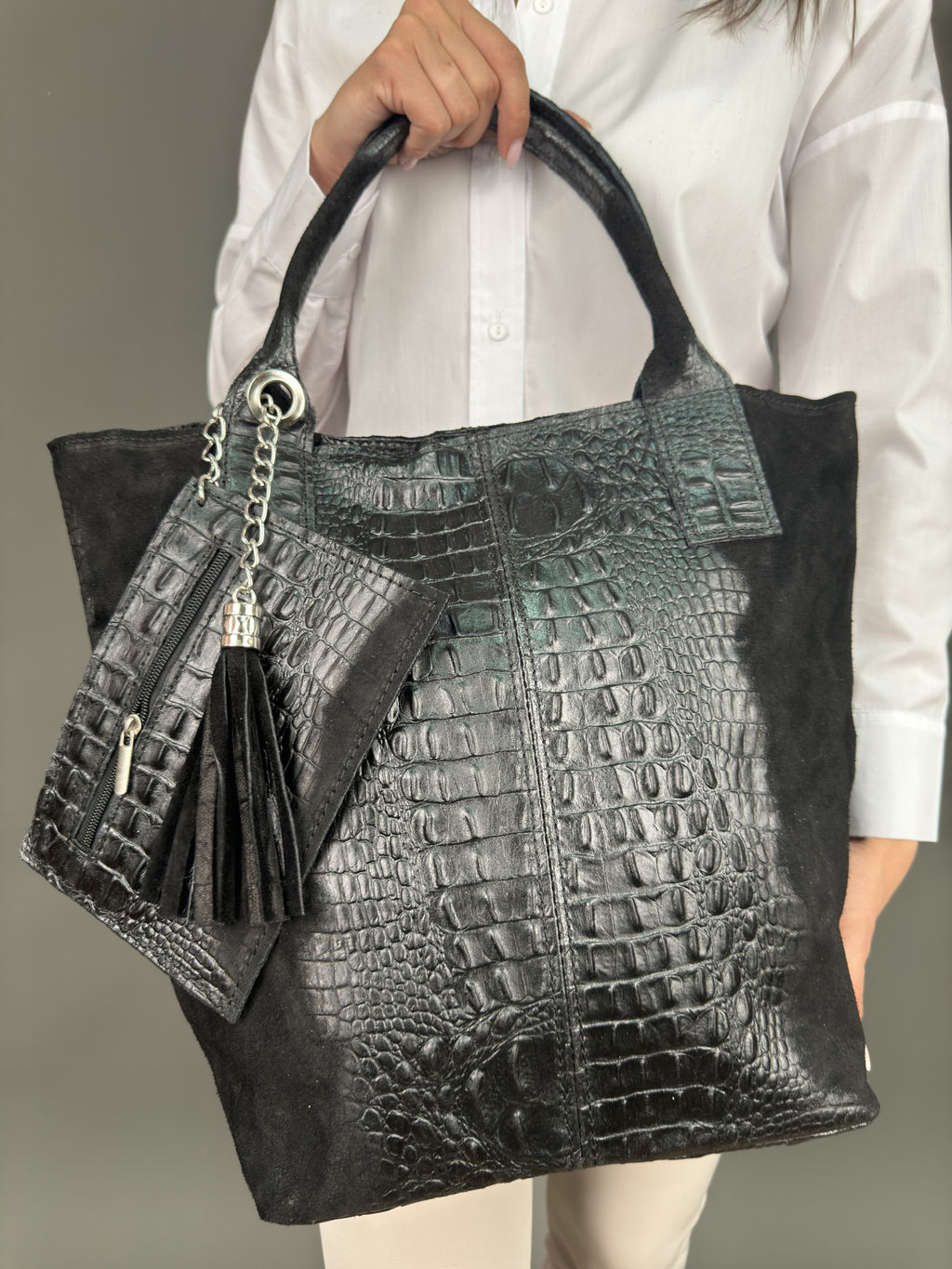 Сумка женская из телячьей кожи