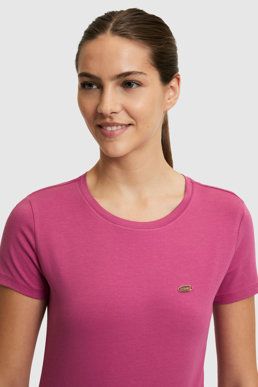 Kad_n Fu_ya Bisiklet Yaka Basic Ti__rt - U.s. polo assn фото 2