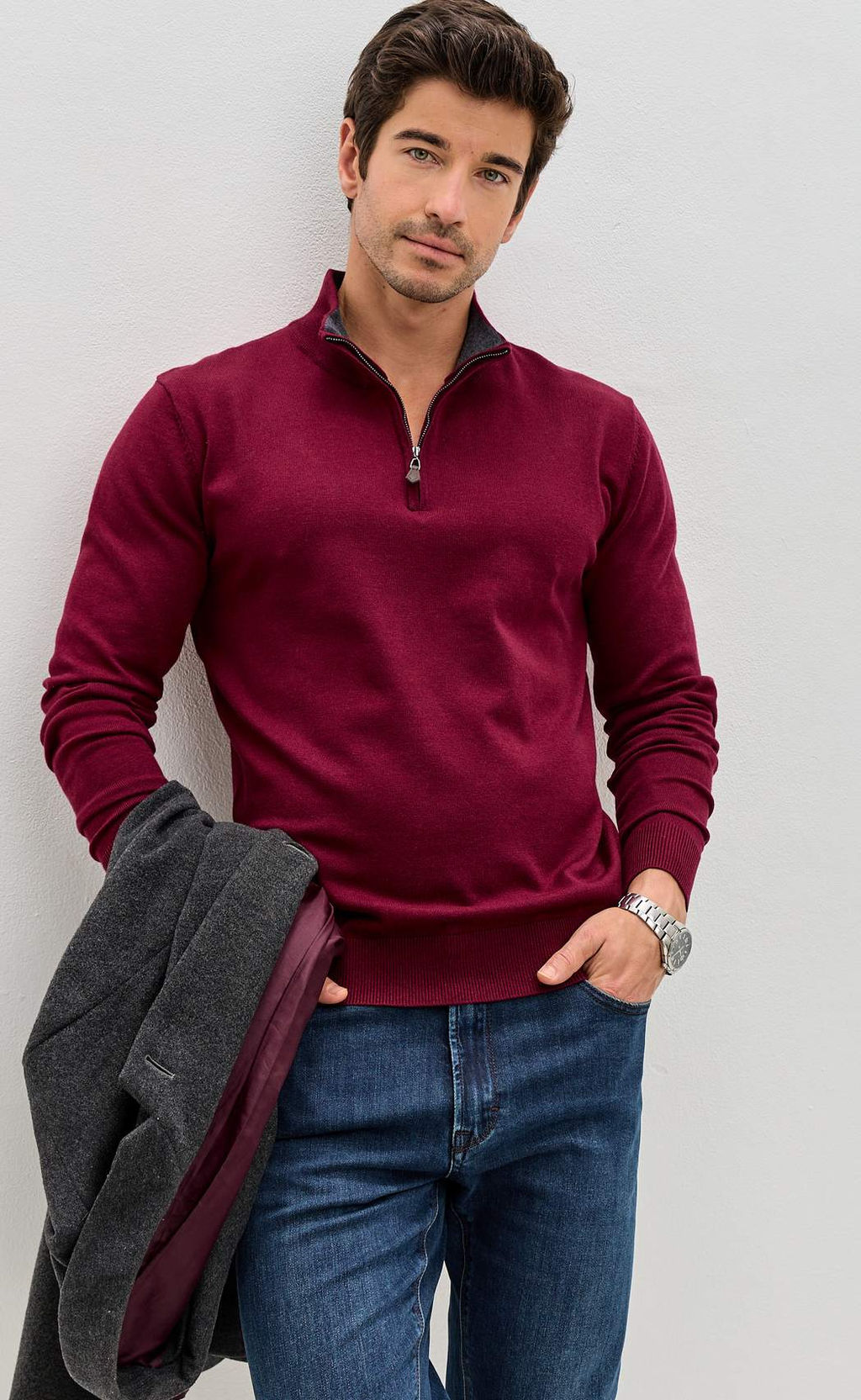 Джемпер P521-1573 bordo