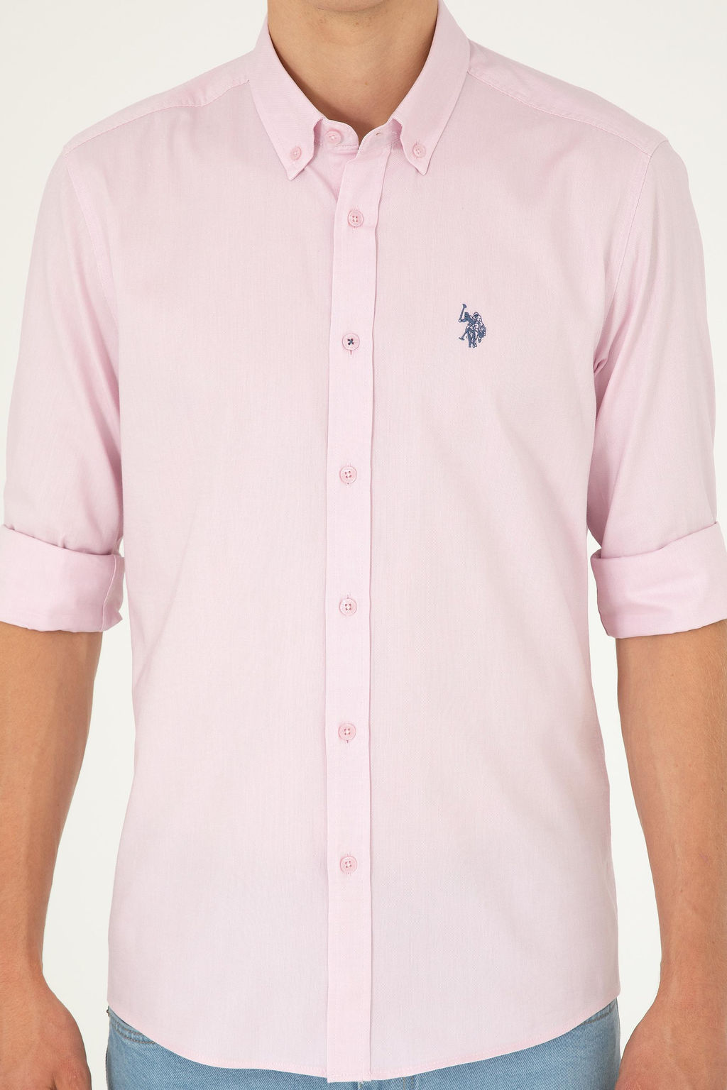 Мужская базовая рубашка с длинным рукавом Magnolia Неожиданная скидка в корзине - U.s. polo assn фото 6