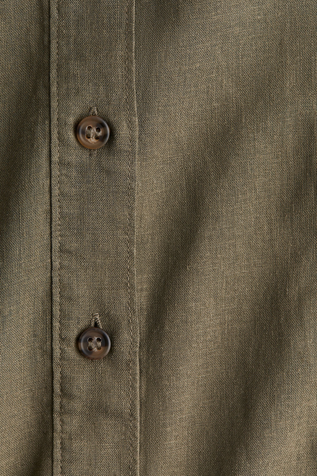 Camisa en mezcla de lino - H&m фото 2