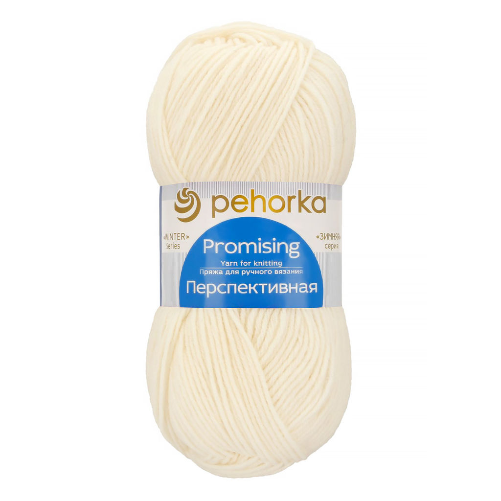 Пряжа Пехорская ПТ Перспективная 50% мериносовая шерсть, 50% акрил 5 шт. х 100 г 270 м  16 м