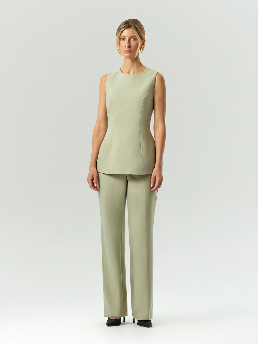 Костюмный топ приталенного кроя, B3089/vertex