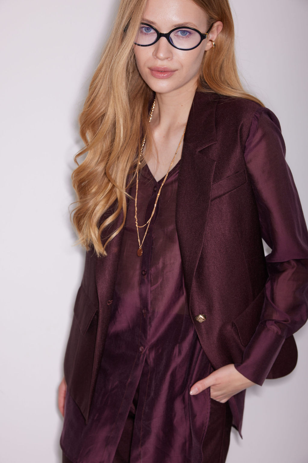 Костюм блузка-жилет+брюки (9606.1) - Davydov фото 3