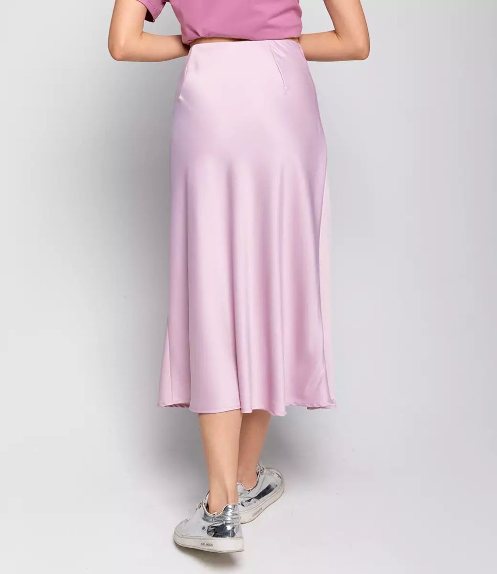 Юбка #КТ2103, пудровый