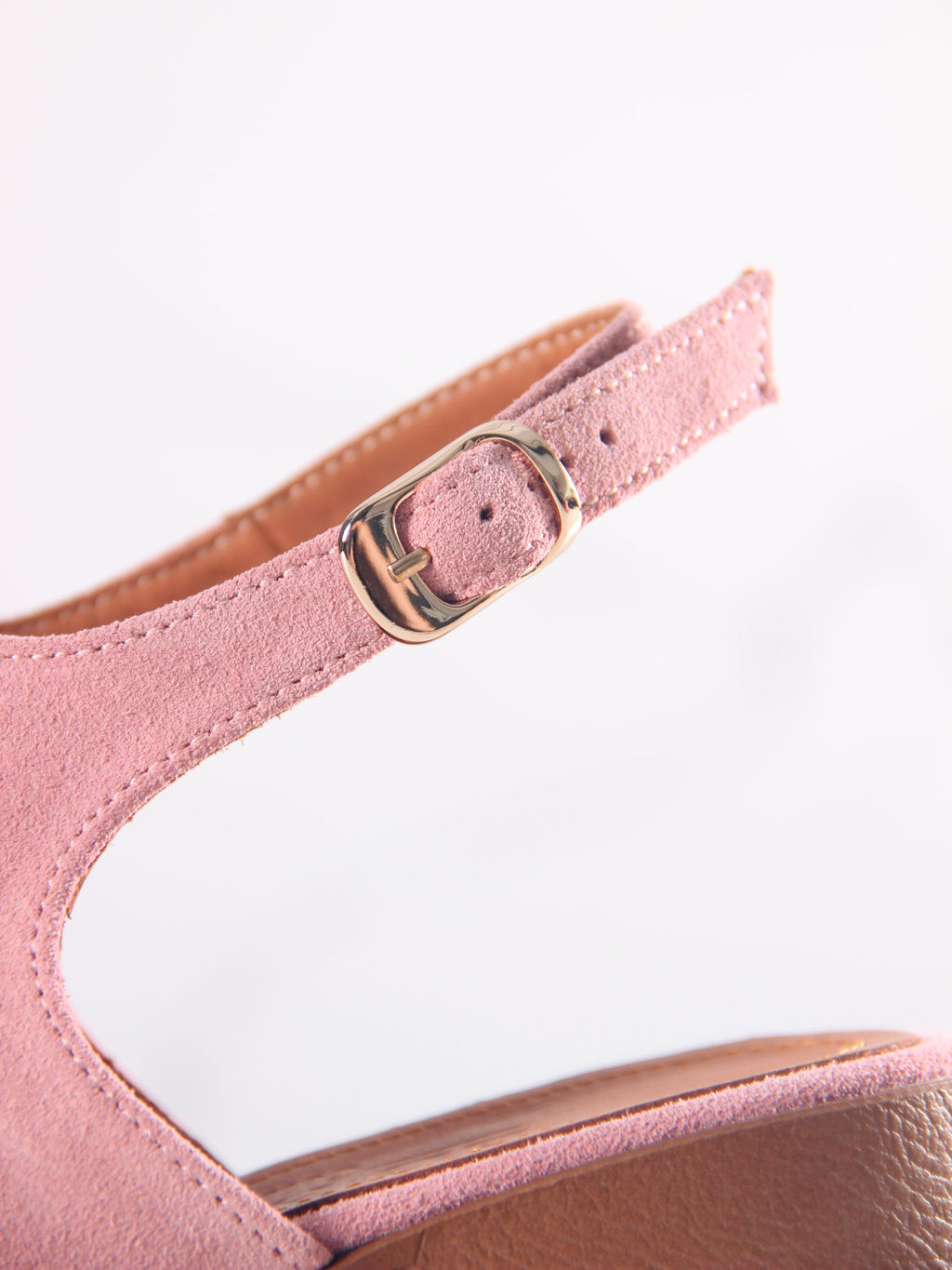 Босоножки 5133.23663br.Розовая замша+коричневый