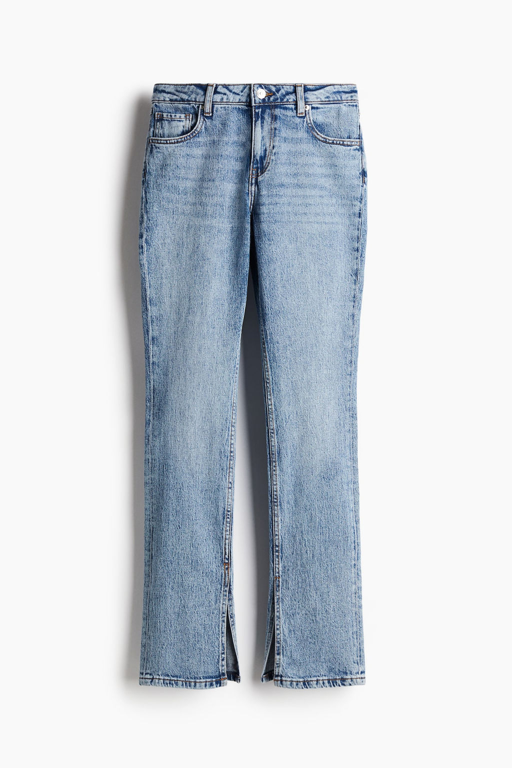 Slim Straight Regular Jeans - H&m фото 5