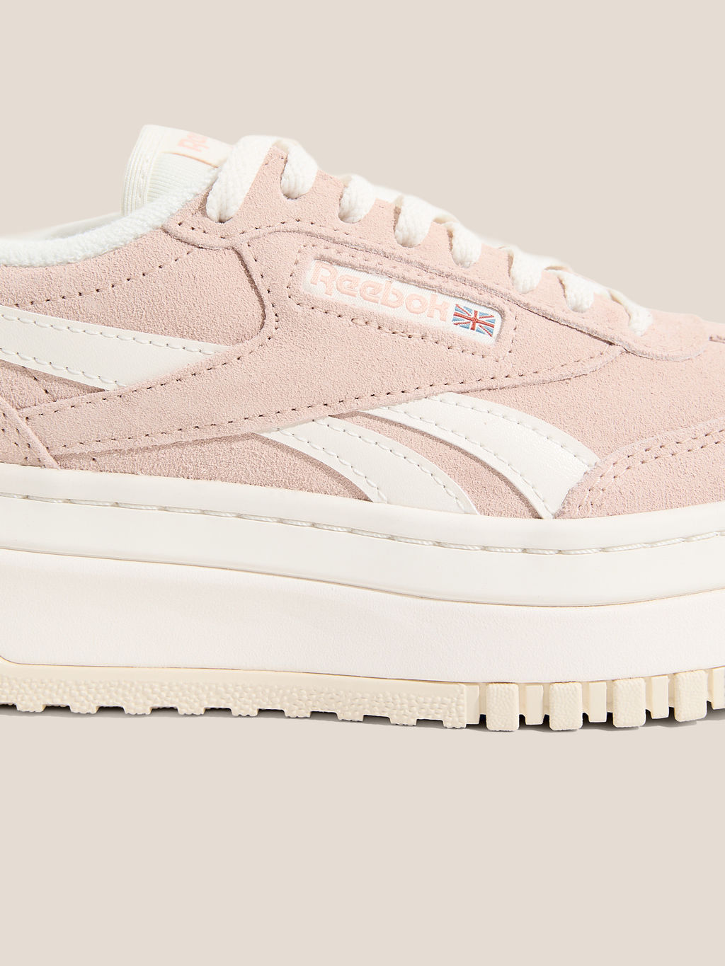 Женские кеды REEBOK CAMPIO EXTRA Артикул 4493778, бежево-розовый