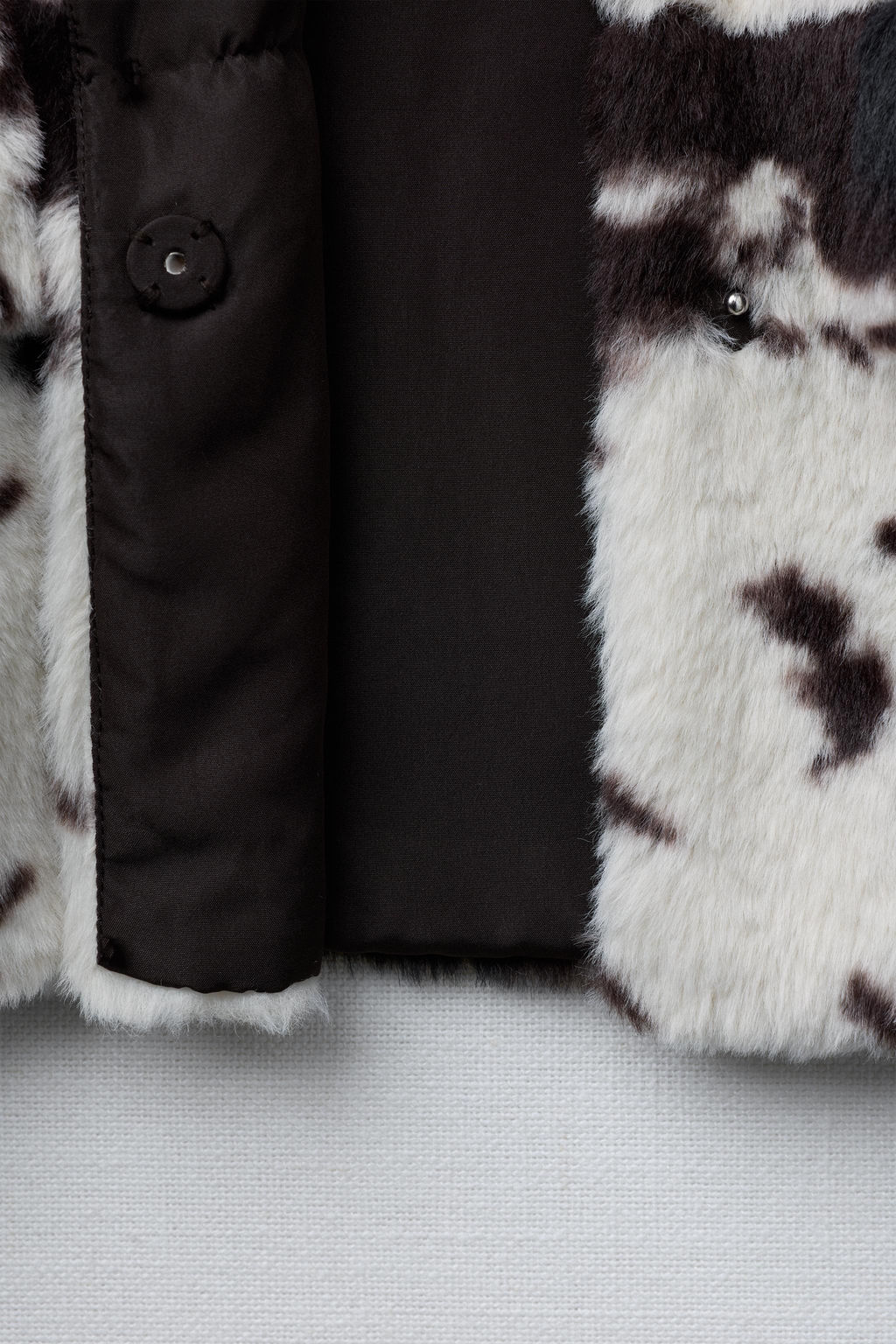 FAUX FUR COW PRINT JACKET - Zara фото 8