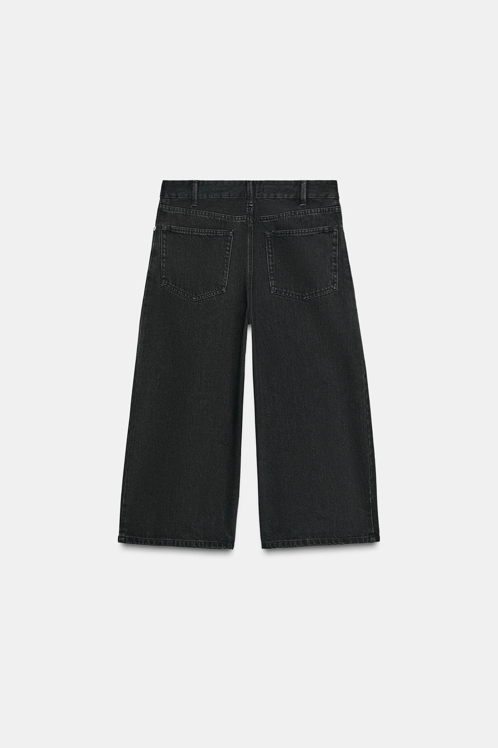 TRF MID-WAIST DENIM JORTS BERMUDA SHORTS - Zara фото 9