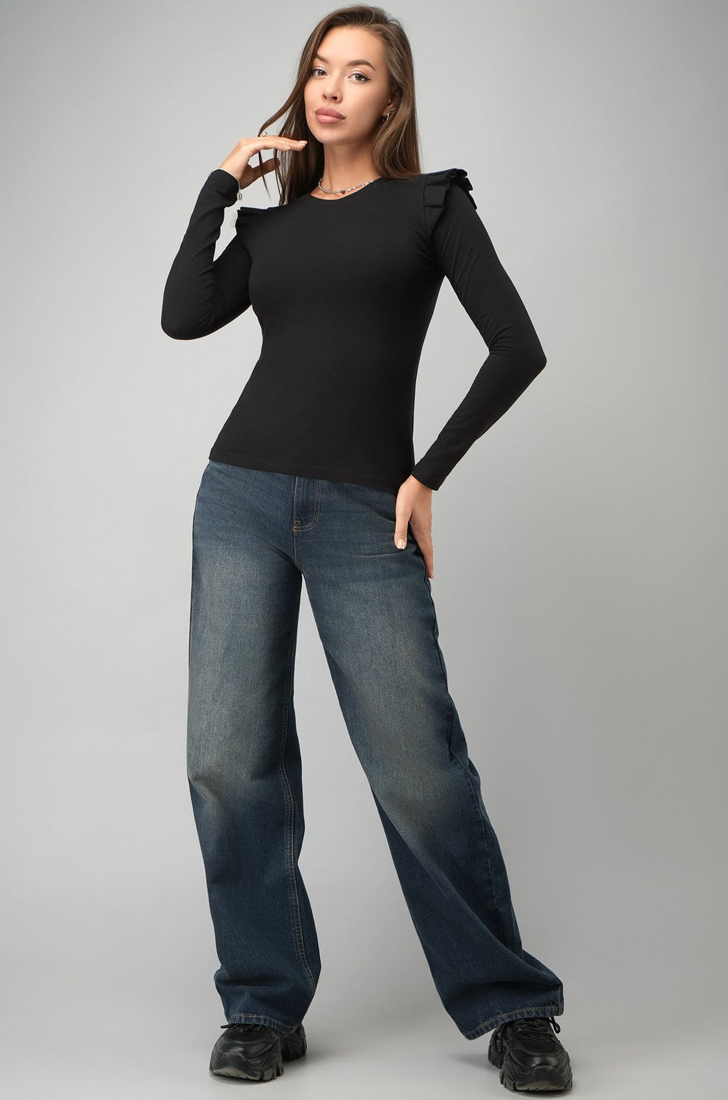 Женский лонгслив с крылышками Happyfox