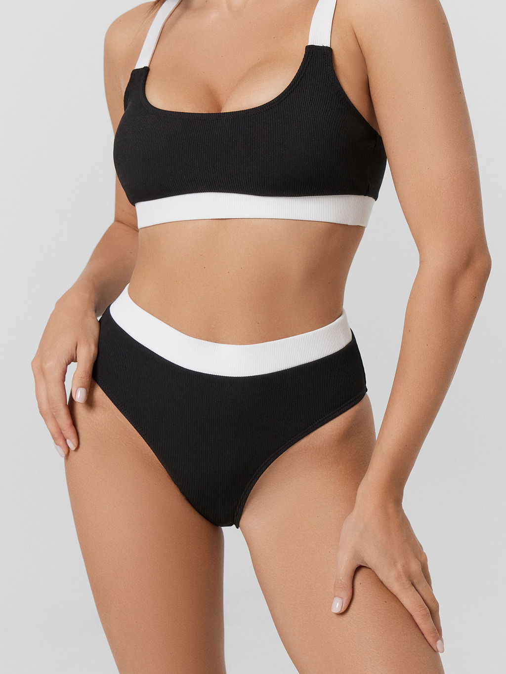 Купальник женский раздельный черный - Mark formelle фото 3