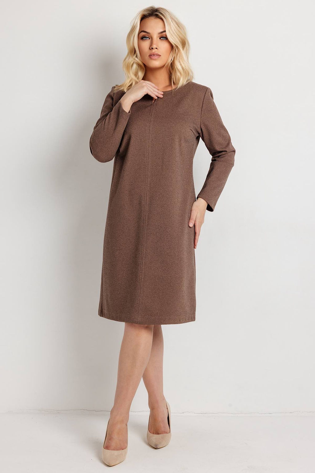 Платье женское 6162Н/02/ореховый