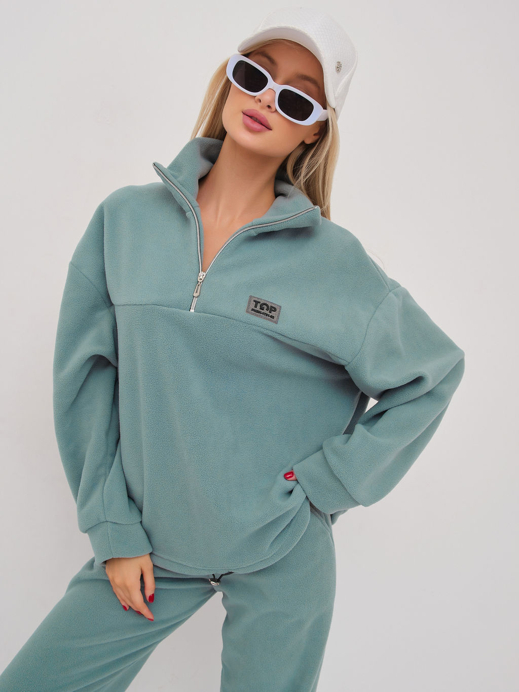 Костюм жен. Тренд флис аква