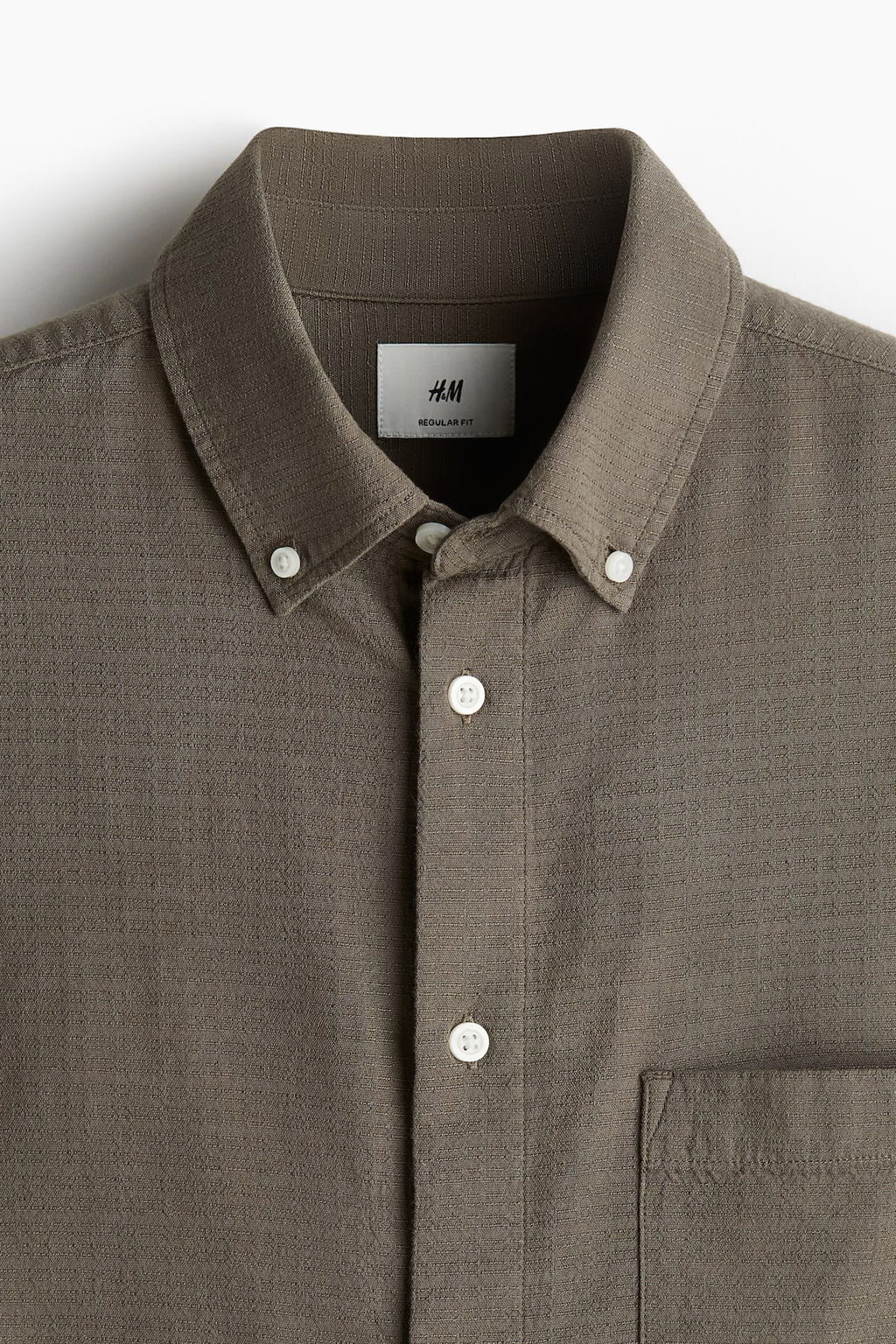 Camisa texturizada Regular Fit - H&m фото 7