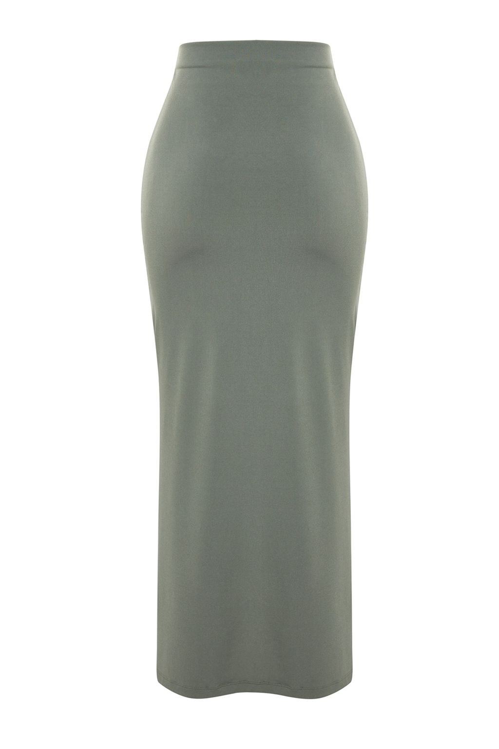 Haki Dokuma Maxi Plaj Etek TBESS23ET00021